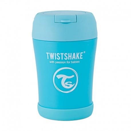 فلاسک غذای استیل 350 میل تویست شیک آبی Twistshake